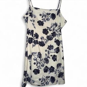 LUSH Floral Linen Dress - SIZE L